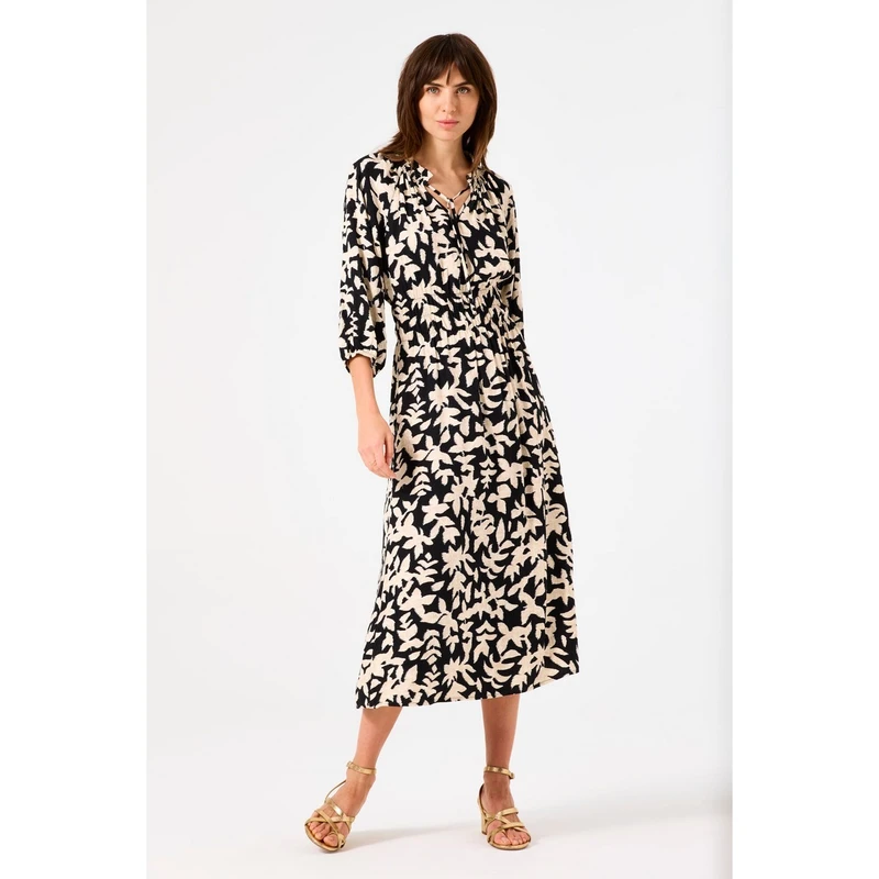 Dames Jurk B50080 Garcia ZWART
