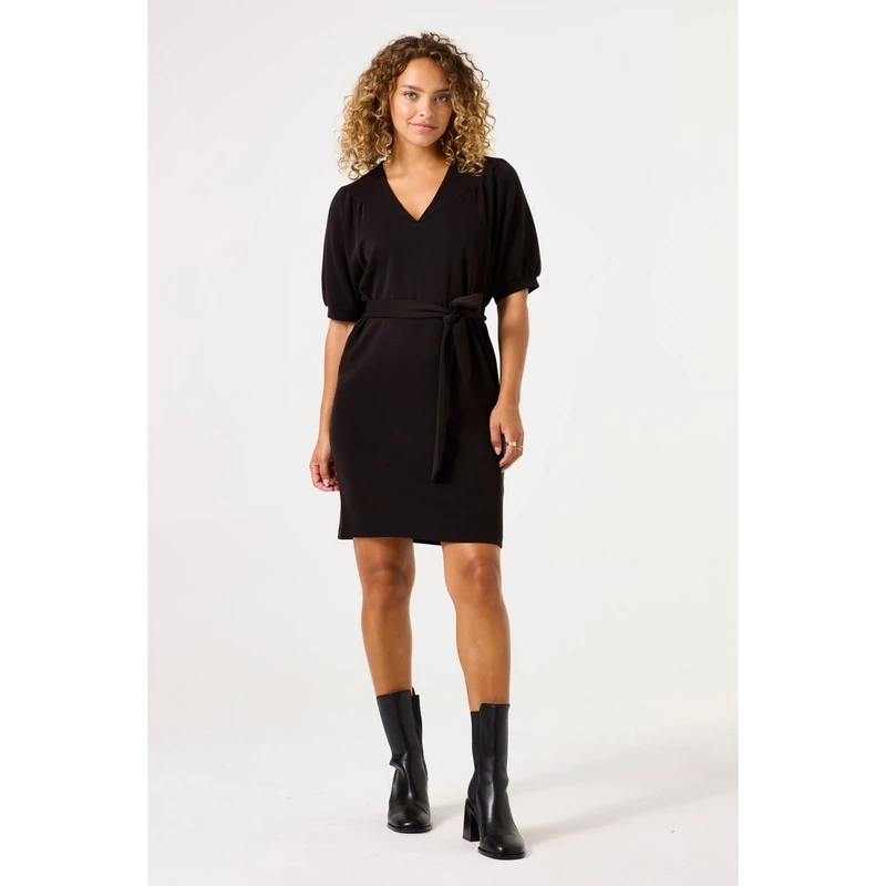 Dames Jurk B50082 Garcia ZWART