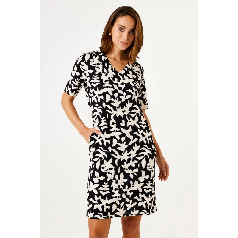 Dames Jurk B50084 Garcia ZWART