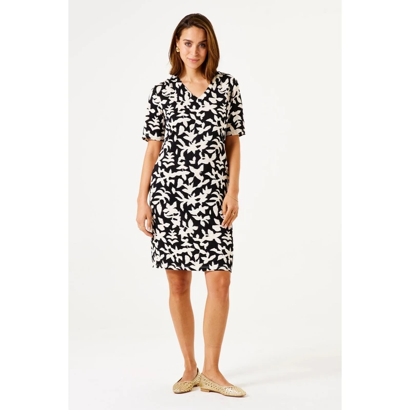 Dames Jurk B50084 Garcia ZWART