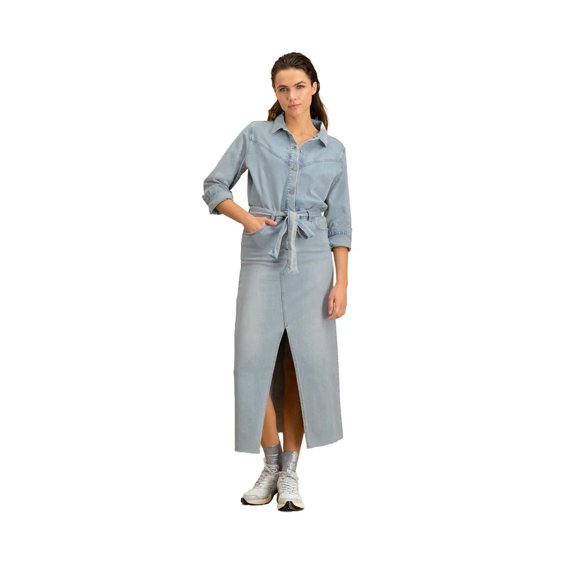 Dames Jurk BELLA DNM Circle of Trust MID BLUE DENIM