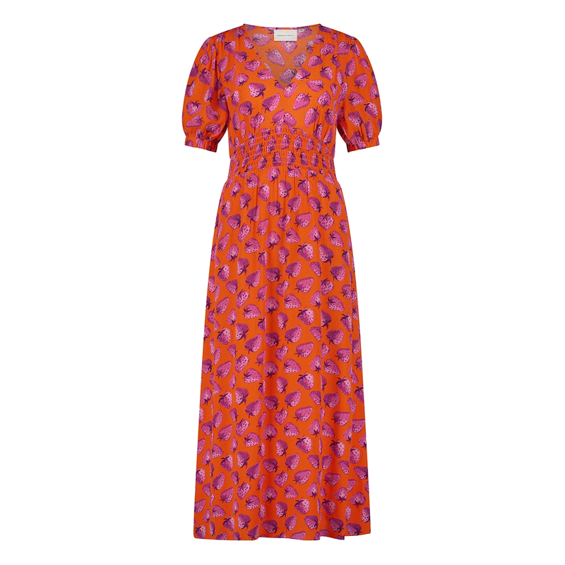 Dames Jurk Bonna Fabienne Chapot ROOD DESSIN