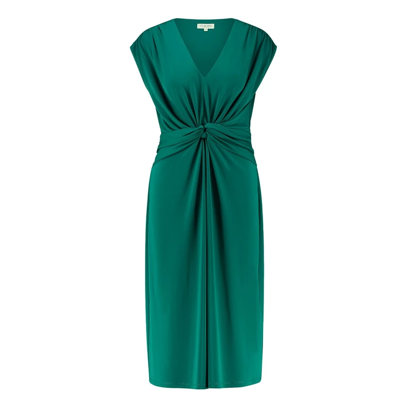 Dames Jurk CL24-32802 Claudia by Claudia Strater PETROL
