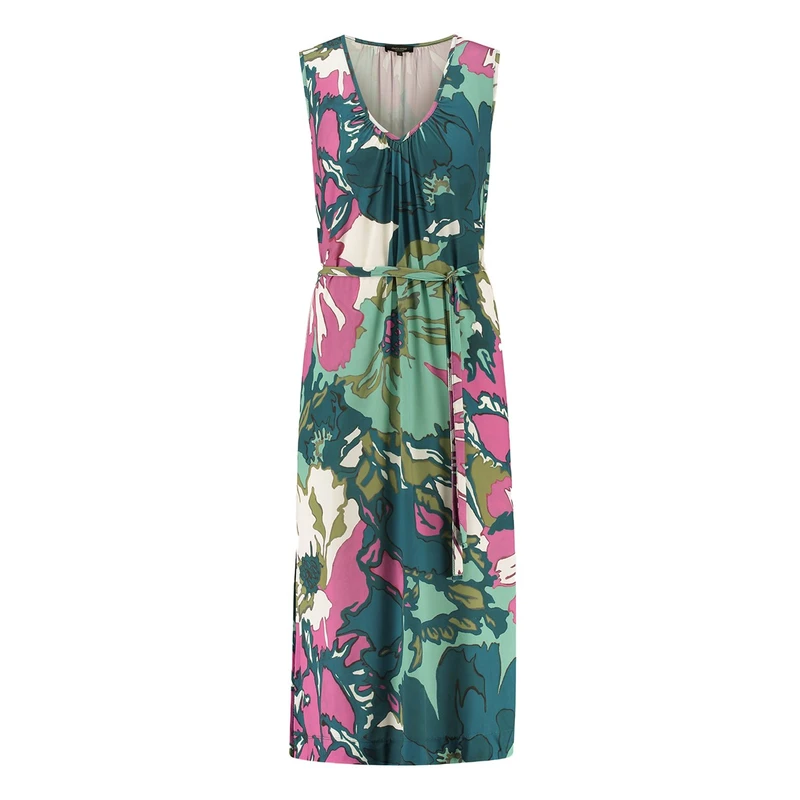 Dames Jurk CL24-32804 Claudia by Claudia Strater PETROL
