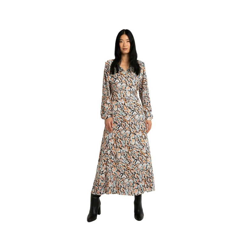 Dames Jurk CS23-32508 Claudia Strater BLEU