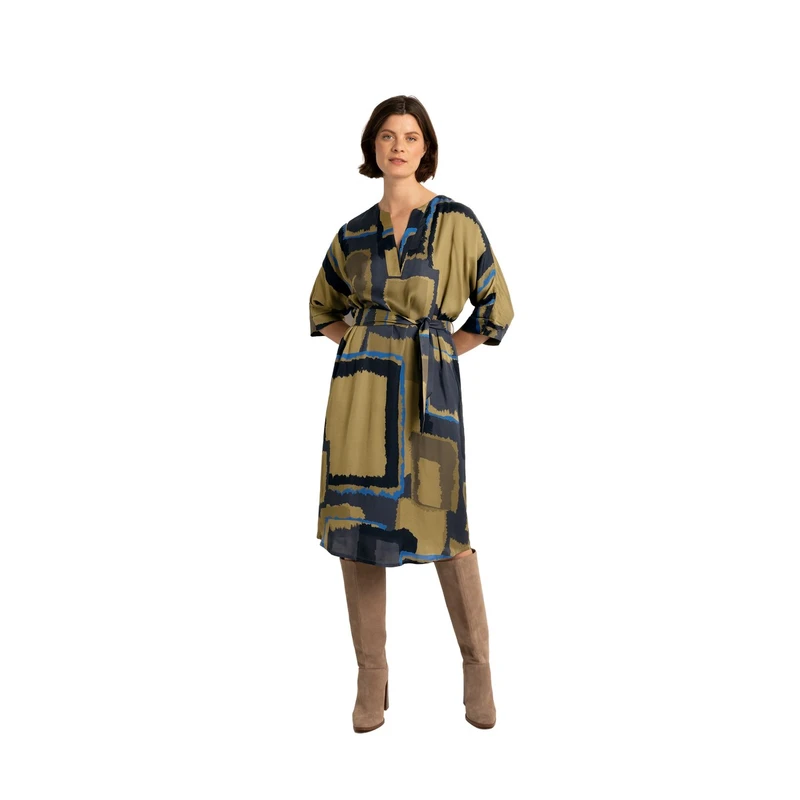 Dames Jurk CS23-32570 Claudia Strater NAVY
