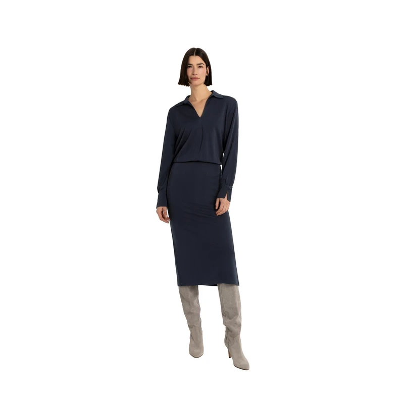 Dames Jurk CS24-32501 Claudia Strater NAVY