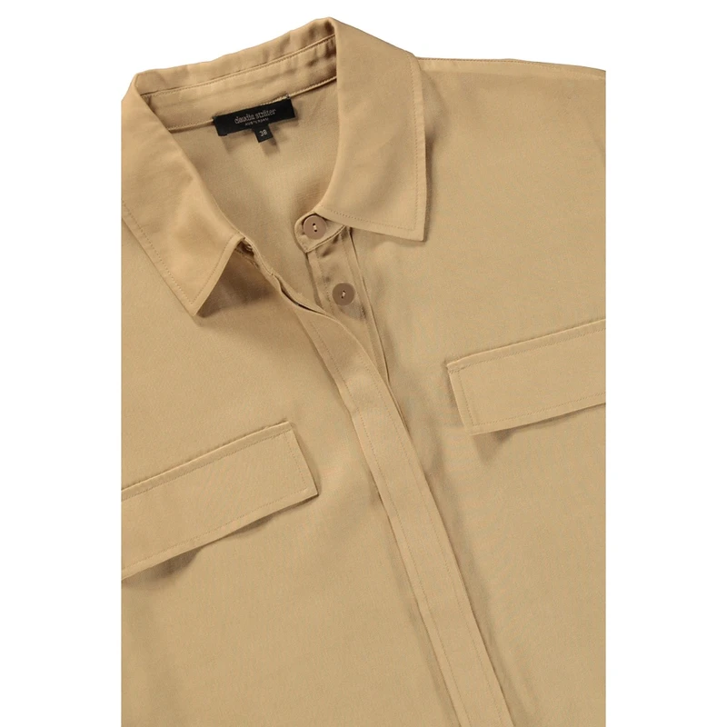 Dames Jurk CS24-32539 Claudia Strater BEIGE