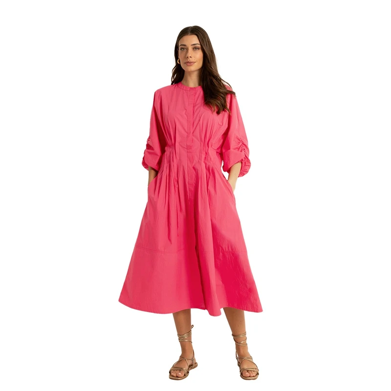 Dames Jurk CS32-25346 Claudia Strater FUCHSIA