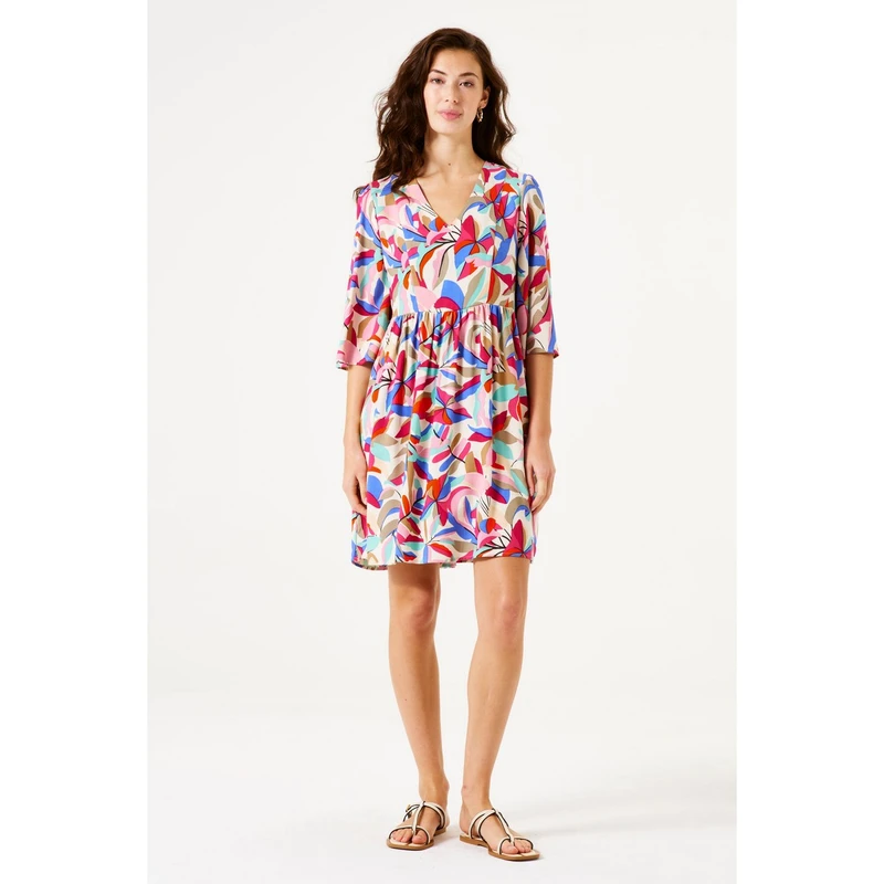 Dames Jurk D50080 Garcia BLEU