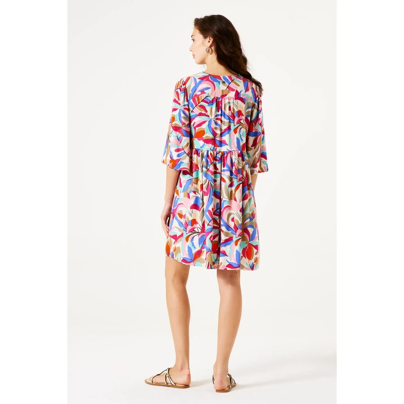 Dames Jurk D50080 Garcia BLEU
