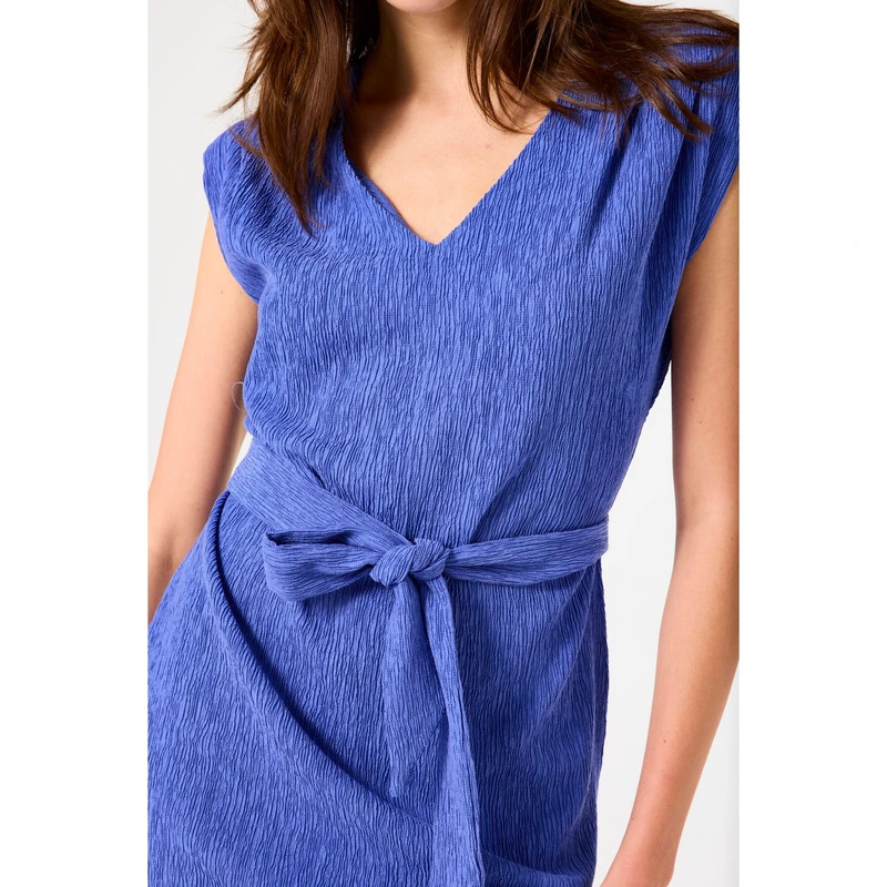 Dames Jurk D50084 Garcia BLEU