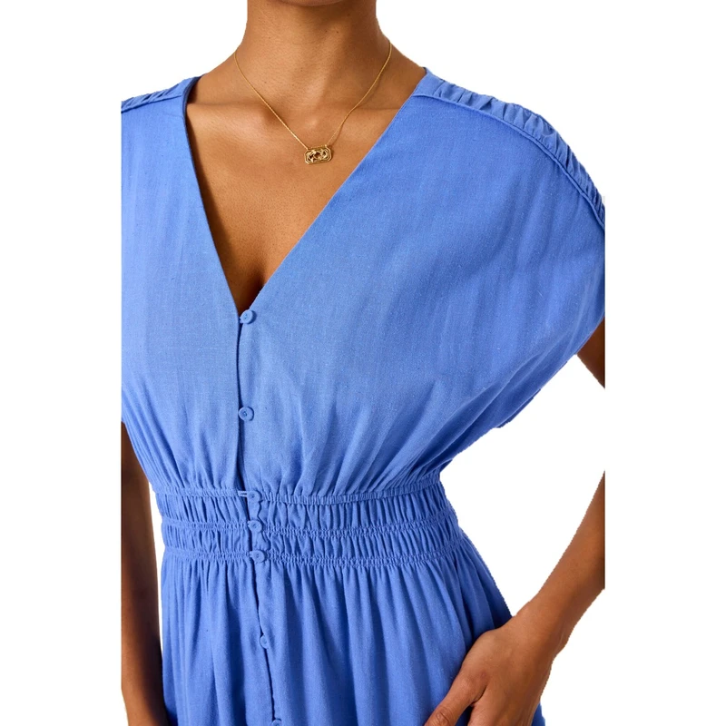 Dames Jurk D50089 Garcia BLEU