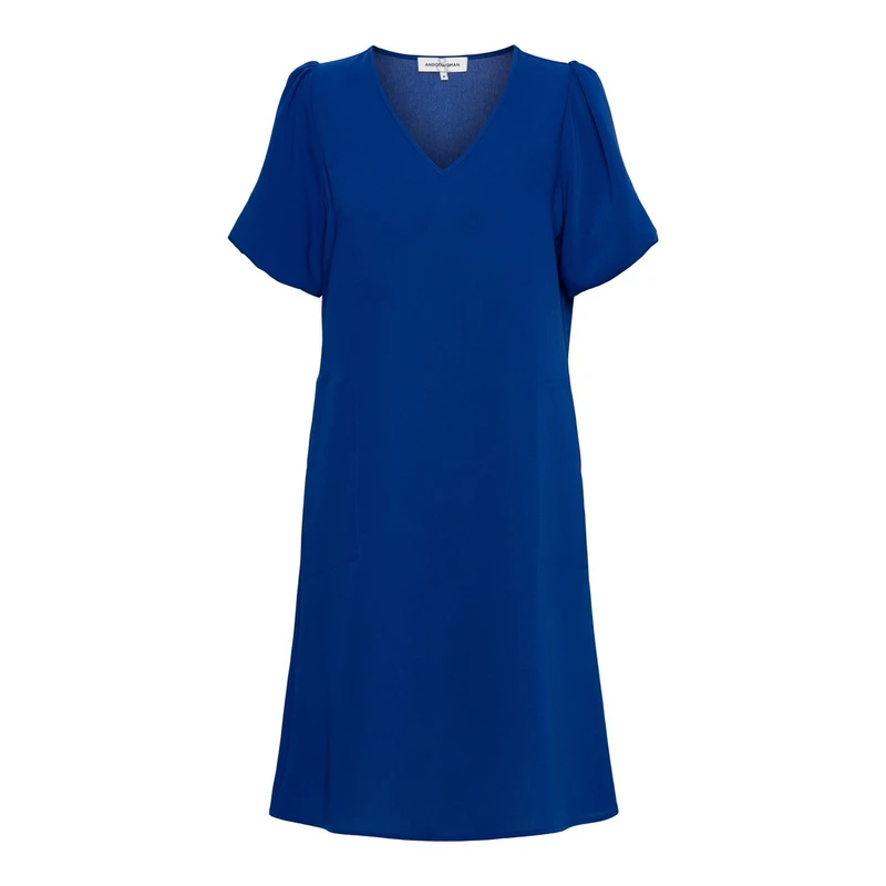 Dames Jurk DR284 &CO Woman ROYAL BLUE