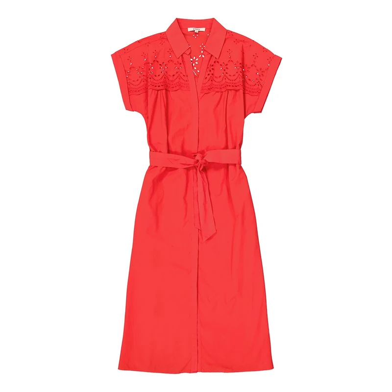 Dames Jurk E50280 Garcia ROOD