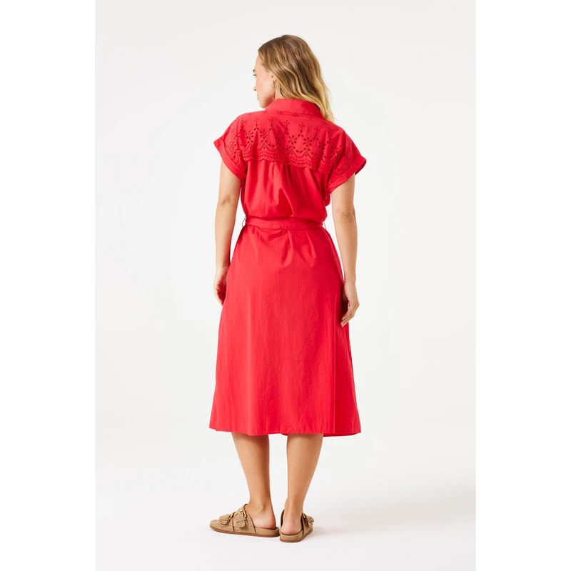 Dames Jurk E50280 Garcia ROOD