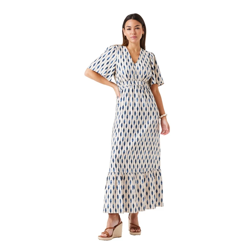 Dames Jurk E50281 Garcia OFF-WHITE