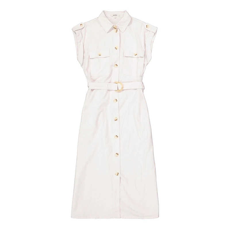 Dames Jurk E50282 Garcia BEIGE