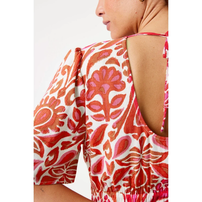 Dames Jurk E50283 Garcia ROOD