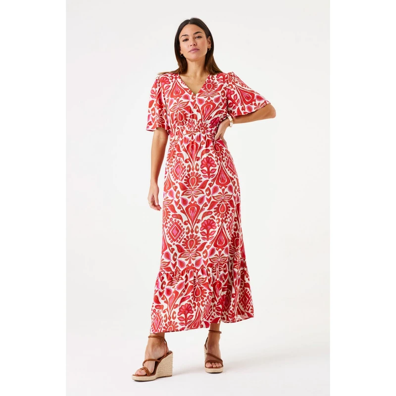 Dames Jurk E50283 Garcia ROOD
