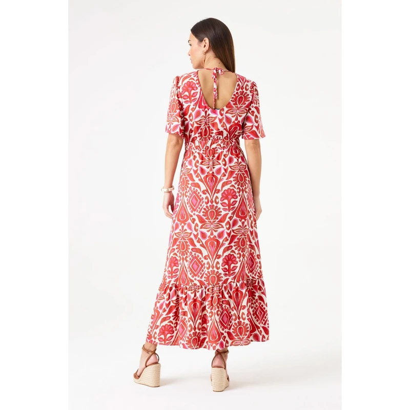 Dames Jurk E50283 Garcia ROOD