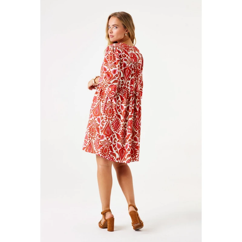 Dames Jurk E50286 Garcia ROOD