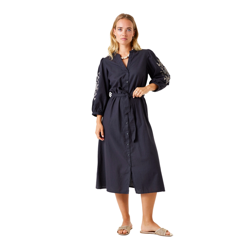 Dames Jurk E50287 Garcia ANTRACIET