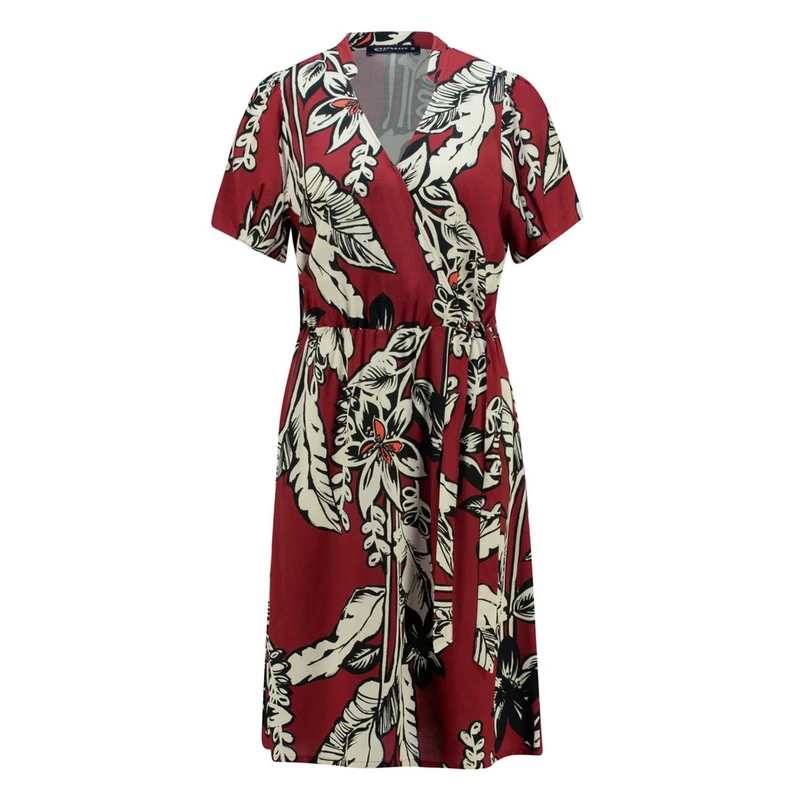 Dames Jurk EX23-32019 Expresso ROOD