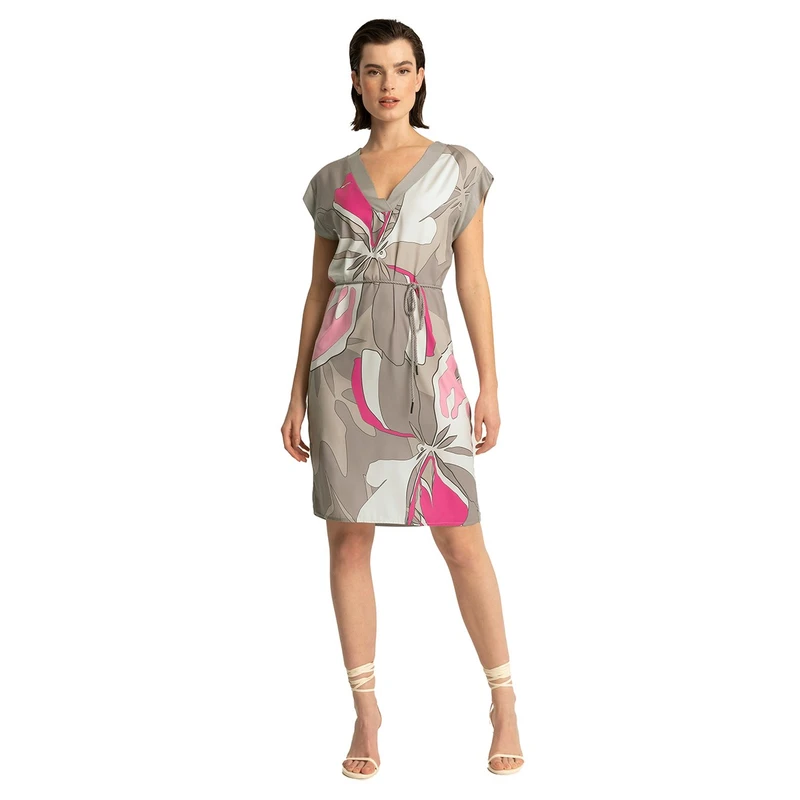 Dames Jurk EX23-32039 Expresso TAUPE