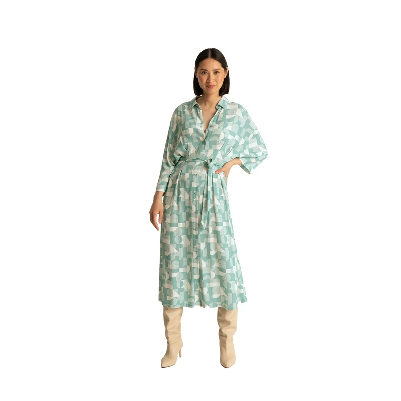 Dames Jurk EX23-32045 Expresso MINT