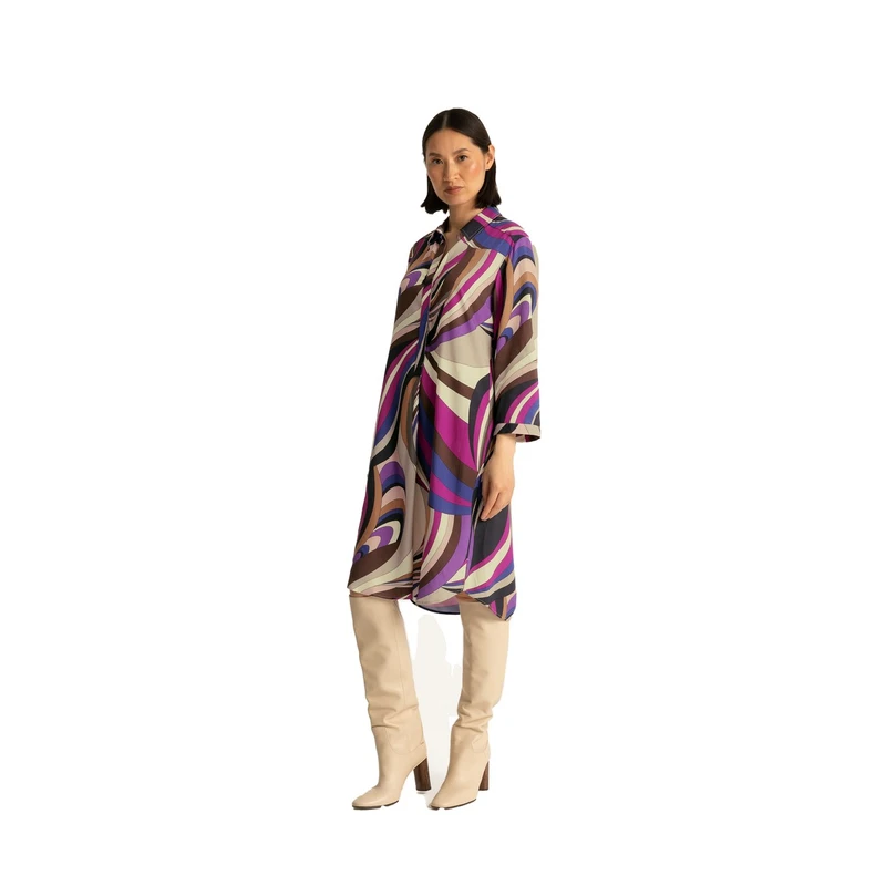 Dames Jurk EX23-32053 Expresso CERISE