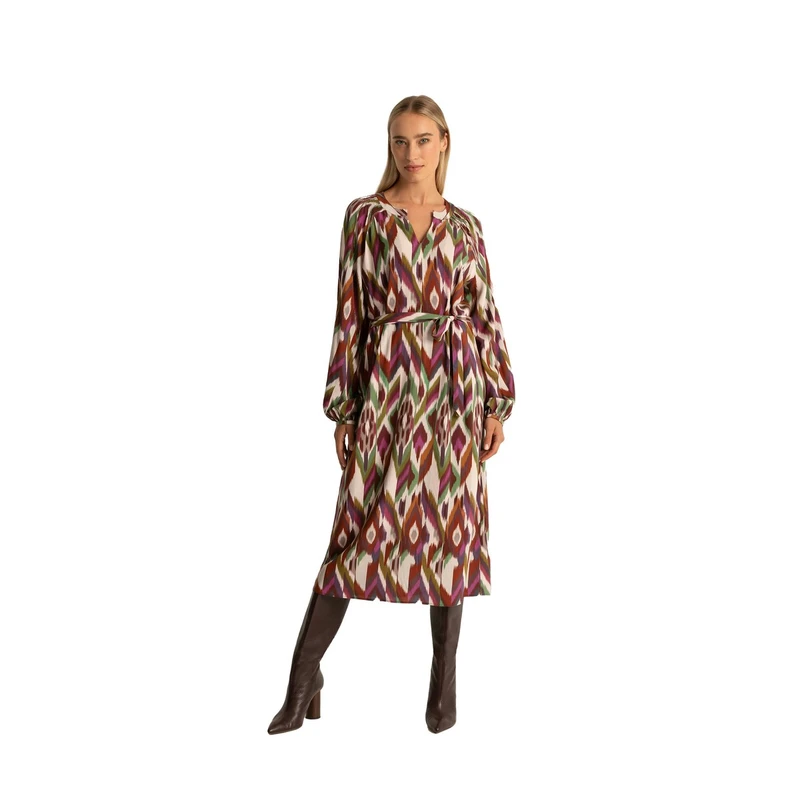 Dames Jurk EX23-32065 Expresso WINE