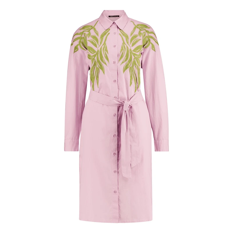 Dames Jurk EX24-32008 Expresso FUCHSIA