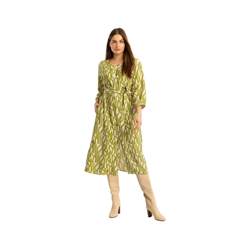 Dames Jurk EX24-32014 Expresso LIME