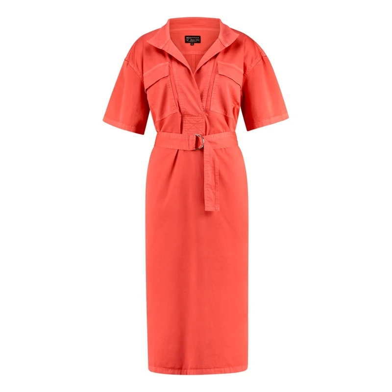 Dames Jurk EX24-32015 Expresso ROOD