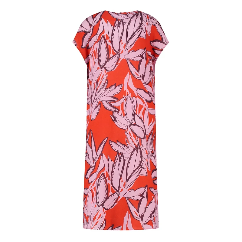 Dames Jurk EX24-32048 Expresso ROOD