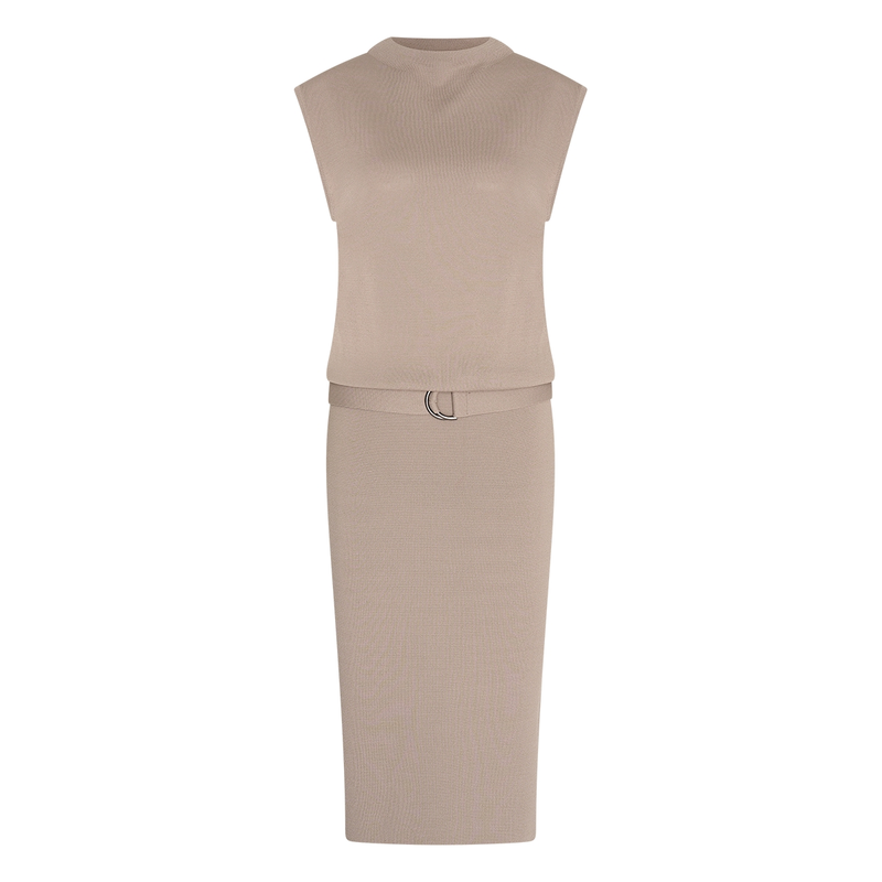 Dames Jurk EX32-25023 Expresso TAUPE