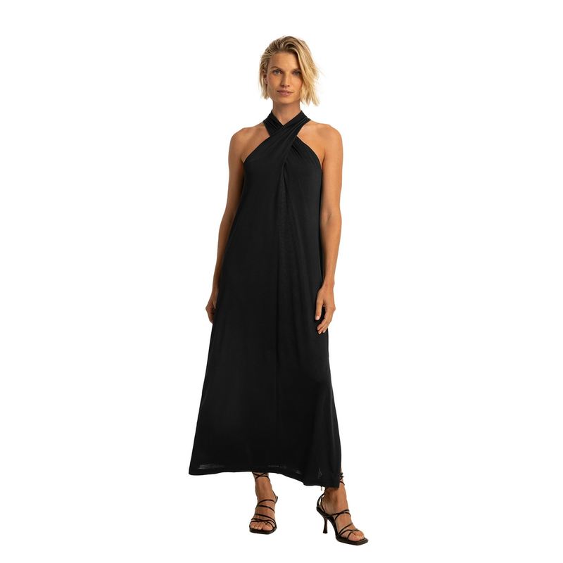 Dames Jurk EX32-25308 Expresso ZWART