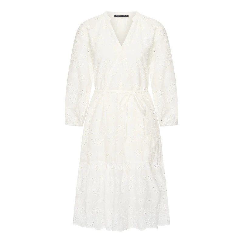 Dames Jurk EX32-25336 Expresso Wit