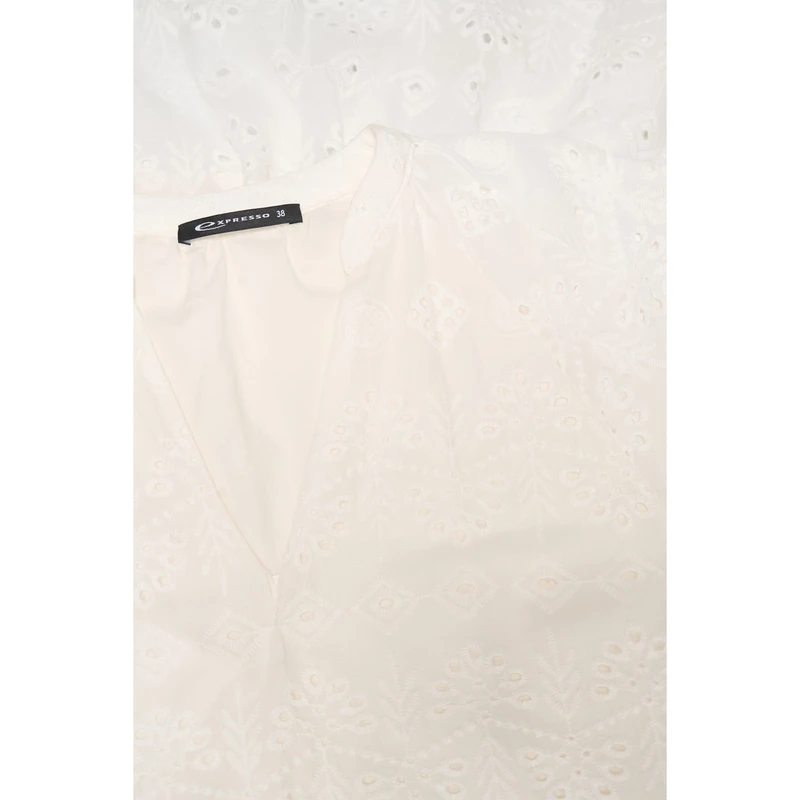 Dames Jurk EX32-25336 Expresso Wit