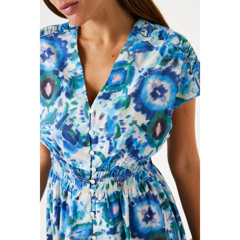 Dames Jurk F50080 Garcia BLEU