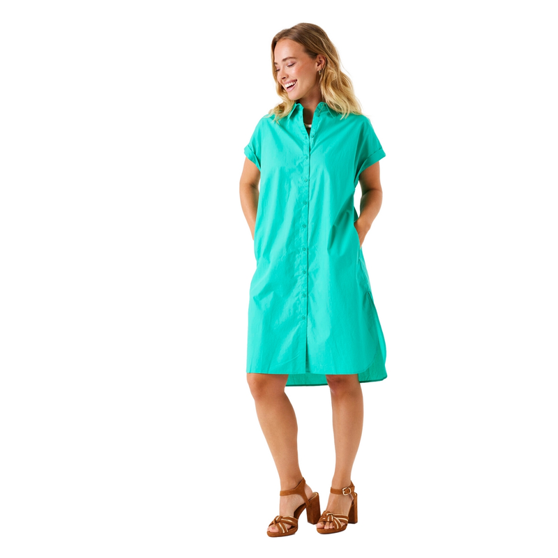 Dames Jurk F50082 Garcia GROEN