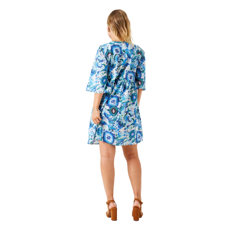 Dames Jurk F50083 Garcia BLEU