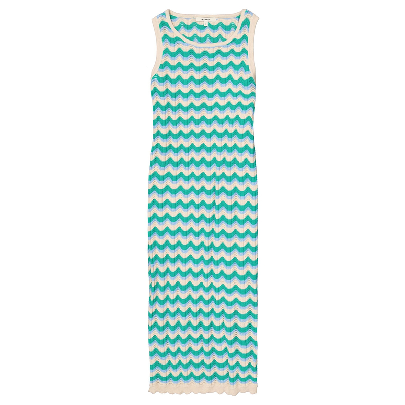 Dames Jurk F50085 Garcia GROEN