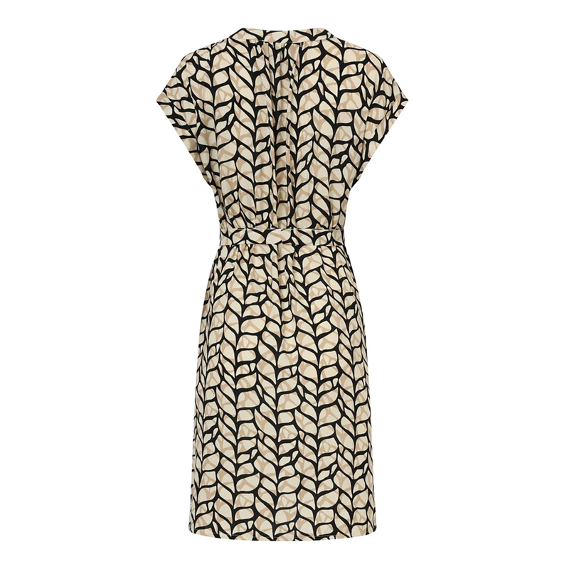 dames jurk kort met print Smashed Lemon ZWART DESSIN