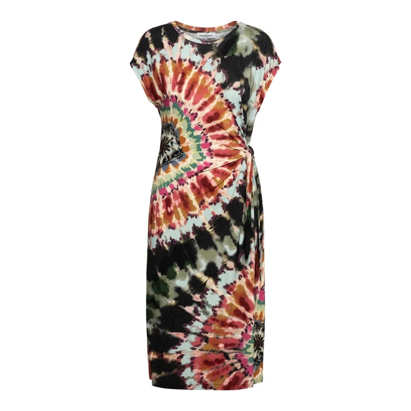 Dames Jurk LIZZY TIE-DYE &CO Woman GROEN DESSIN