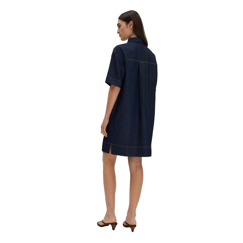 Dames Jurk Quasa Someday DARK BLUE DENIM