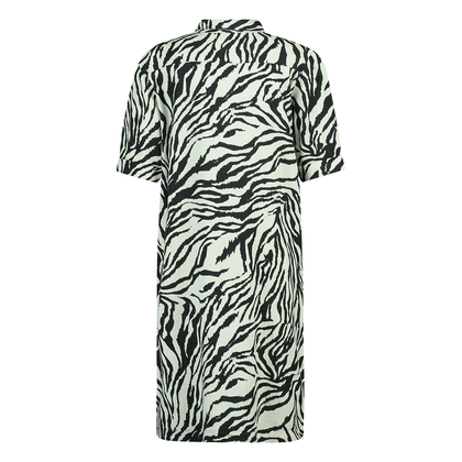 Dames jurk Romy zebra dessin