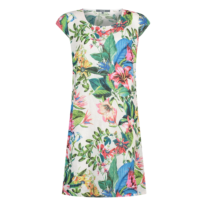 Dames Jurk SAL-S14Jurkkapmwtrop Sanne ROZE