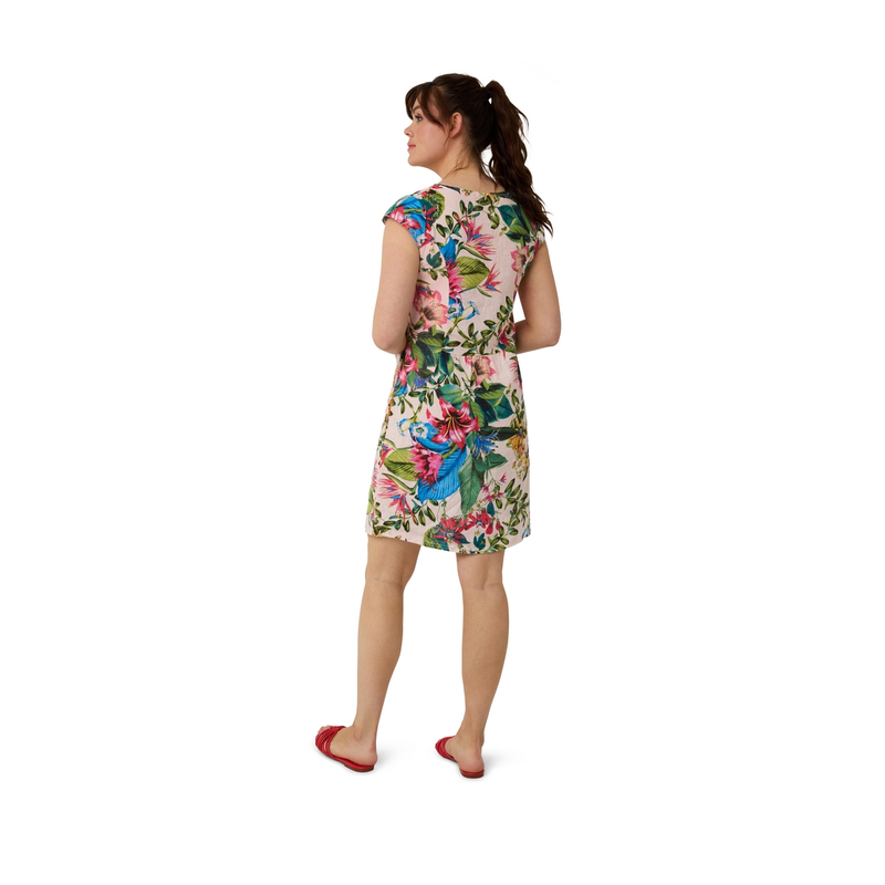 Dames Jurk SAL-S14Jurkkapmwtrop Sanne ROZE